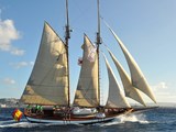 under full sails